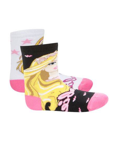 Kit-de-2-pares-de-meias-Barbie-Multicor-8358133-Multicor_1 Kit-de-2-pares-de-meias-Barbie-Multicor-8358133-Multicor_1