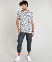 Calca-Masculina-em-Moletom-Jogger-com-Ziper-no-Bolso-Cinza-Mescla-Escuro-9370641-Cinza_Mescla_Escuro_3