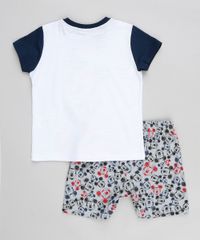 Pijama-Infantil-Mickey-Raglan-com-Estampa-Manga-Curta-Branco-9341161-Branco_2