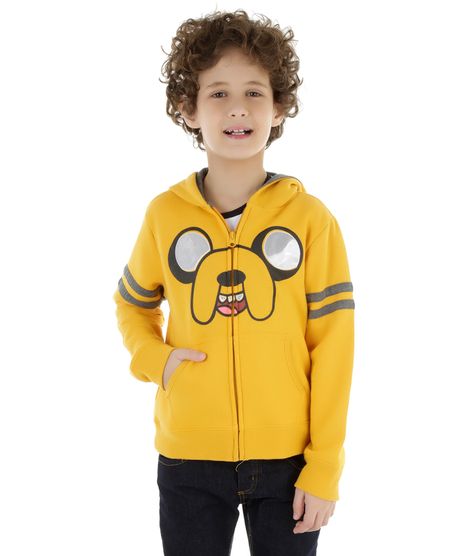 Blusao-em-Moletom-Hora-de-Aventura-Amarelo-8192402-Amarelo_1