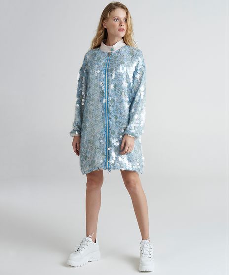 Jaqueta-Longa-Feminina-Mindset-com-Paetes-Transparentes-Estampada-Floral-Azul-Claro-9385669-Azul_Claro_1