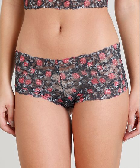 Calcinha-Calecon-em-Renda-Estampada-Floral-Preta-9317885-Preto_1