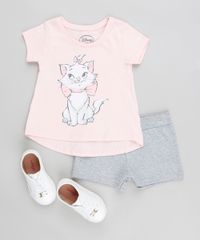 Conjunto-Infantil-Marie-de-Blusa-Manga-Curta-Rose---Short-em-Moletom-Cinza-Mescla-9370445-Cinza_Mescla_3