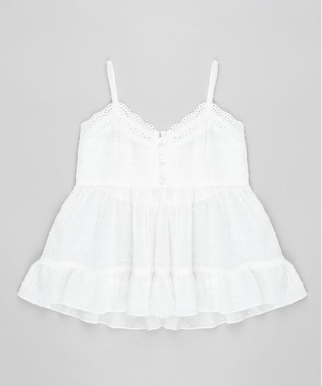 Regata-Infantil-com-Laise-e-Babado-Decote-V-Branca-9174581-Branco_1