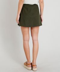 Saia-Feminina-Listrada-Envelope-com-Botoes-Verde-Militar-9256657-Verde_Militar_2