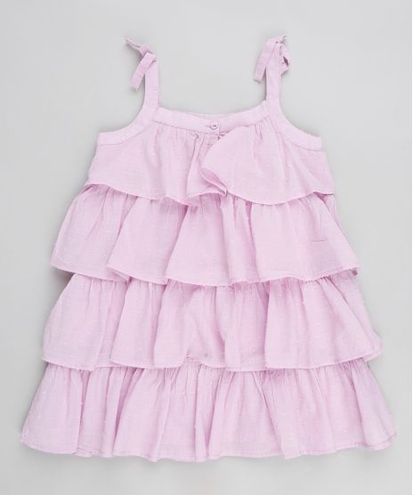 Vestido-Infantil-de-Babados-com-Alca-com-Laco-Lilas-9174582-Lilas_1