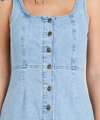 Vestido-Jeans-Feminino-com-Botoes-e-Recortes-Decote-Redondo-Azul-Claro-9346378-Azul_Claro_4
