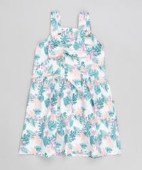 Vestido-Infantil-Evase-Estampado-Floral-com-Laco-Off-White-9199211-Off_White_2