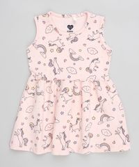 Vestido-Infantil-Estampado-de-Unicornio-Sem-Manga-Rosa-9300344-Rosa_1