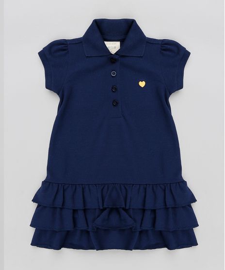 Vestido-Polo-Infantil-com-Babados-em-Piquet-Manga-Curta-Azul-Marinho-9259826-Azul_Marinho_1