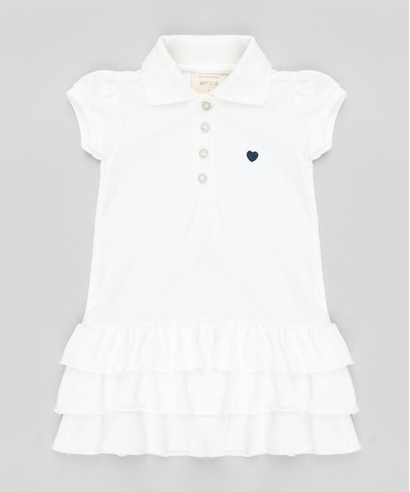 Vestido-Polo-Infantil-com-Babados-em-Piquet-Manga-Curta-Off-White-9259827-Off_White_1