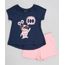 Conjunto-Infantil-Boo-Monstros-S-A-de-Blusa-Manga-Curta-Azul-Marinho---Short-em-Moletom-Rosa-9370444-Rosa_1
