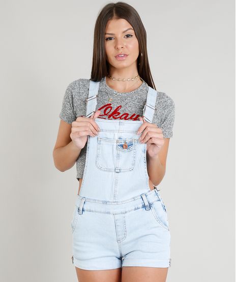 Jardineira-Feminina-com-Barra-Dobrada-Azul-Claro-9373733-Azul_Claro_1
