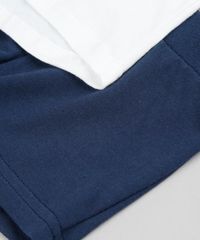 Conjunto-Infantil-Branca-de-Neve-de-Blusa-Manga-Curta-Branca---Short-em-Moletom-Azul-Marinho-9370442-Azul_Marinho_4