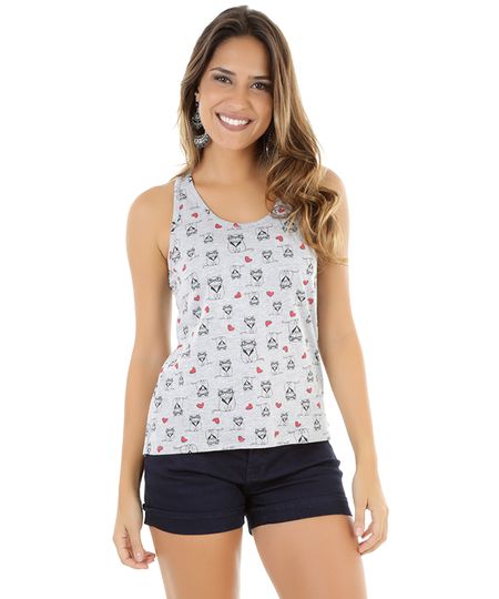 Regata-Estampada-de-Gatos-Cinza-Mescla-8333364-Cinza_Mescla_1