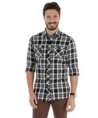 Camisa-Xadrez-Comfort-Preta-8179102-Preto_1