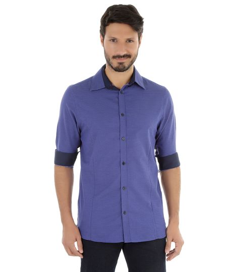 Camisa-Slim-Estampada-Azul-8208092-Azul_1 Camisa-Slim-Estampada-Azul-8208092-Azul_1