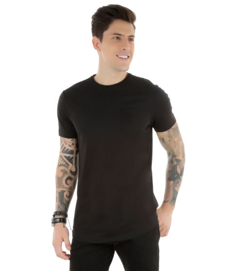 Camiseta-Longa-com-Bolso-Preta-8304733-Preto_1