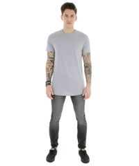 Camiseta-Longa-com-Bolso-Cinza-Mescla-8304740-Cinza_Mescla_3