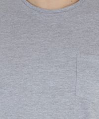 Camiseta-Longa-com-Bolso-Cinza-Mescla-8304740-Cinza_Mescla_4