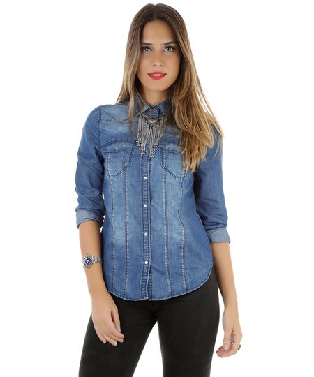 Camisa-Jeans-Azul-Medio-8186152-Azul_Medio_1 Camisa-Jeans-Azul-Medio-8186152-Azul_Medio_1