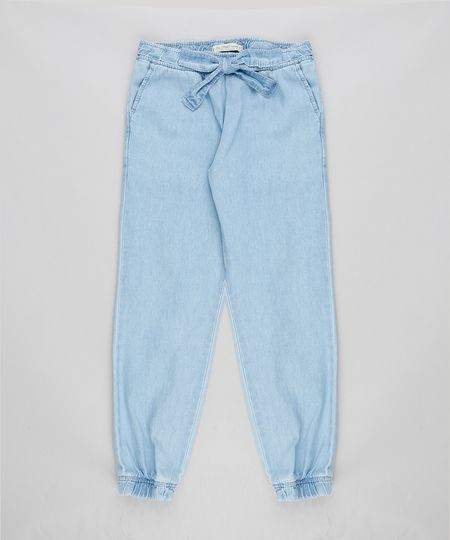 Calca-Clochard-Jeans-Infantil-com-Laco-Azul-Claro-9368844-Azul_Claro_1 Calca-Clochard-Jeans-Infantil-com-Laco-Azul-Claro-9368844-Azul_Claro_1