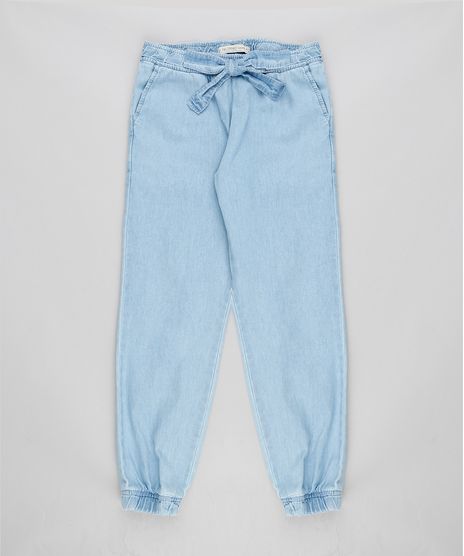 Calca-Clochard-Jeans-Infantil-com-Laco-Azul-Claro-9368844-Azul_Claro_1