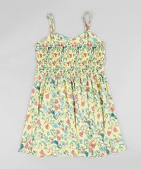 Vestido-Infantil-Estampado-Floral-com-No-Alca-Fina-Amarelo-9127259-Amarelo_2