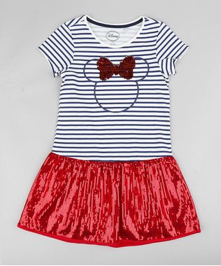 Vestido-Infantil-Minnie-Listrado-com-Paetes-Manga-Curta-Branco-9370552-Branco_1
