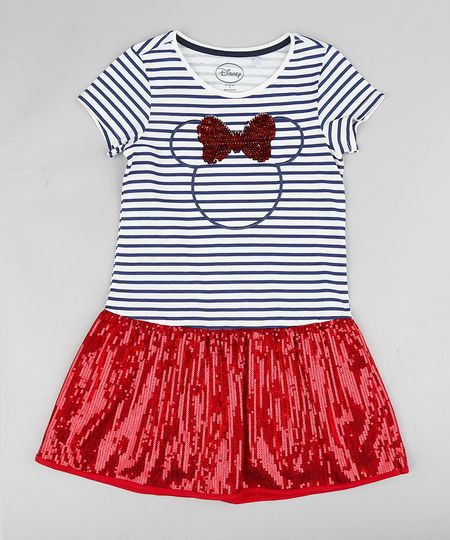 Vestido-Infantil-Minnie-Listrado-com-Paetes-Manga-Curta-Branco-9370552-Branco_1 Vestido-Infantil-Minnie-Listrado-com-Paetes-Manga-Curta-Branco-9370552-Branco_1