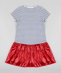 Vestido-Infantil-Minnie-Listrado-com-Paetes-Manga-Curta-Branco-9370552-Branco_2