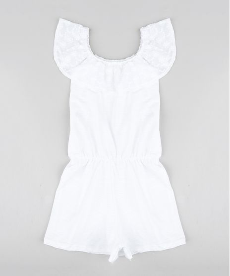 Macaquinho-Infantil-Ombro-a-Ombro-com-Laise-Manga-Curta-Off-White-9304645-Off_White_1