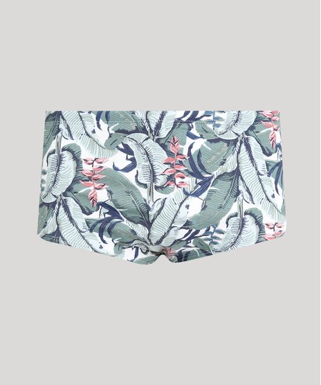 Sunga-Masculina-Estampada-de-Folhagens-com-Protecao-UV50--Verde-9356565-Verde_1