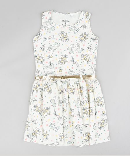 Vestido-Infantil-Estampado-de-Unicornios-com-Cinto--Off-White-9341710-Off_White_1