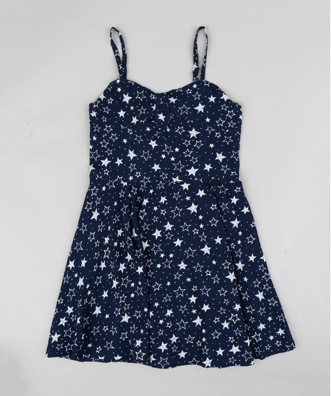 Vestido-Infantil-Estampado--Estrelas--com-No-Alca-Fina-Azul-Marinho-9127258-Azul_Marinho_1