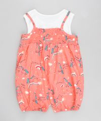 Conjunto-Infantil-de-Body-Sem-Manga-Off-White---Jardineira-Estampada-de-Unicornio-Coral-9121664-Coral_2