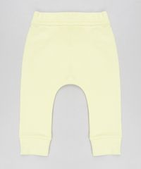 Calca-Infantil-Jogger-de-Malha-com-Bolso-Amarelo-Claro-9208954-Amarelo_Claro_2