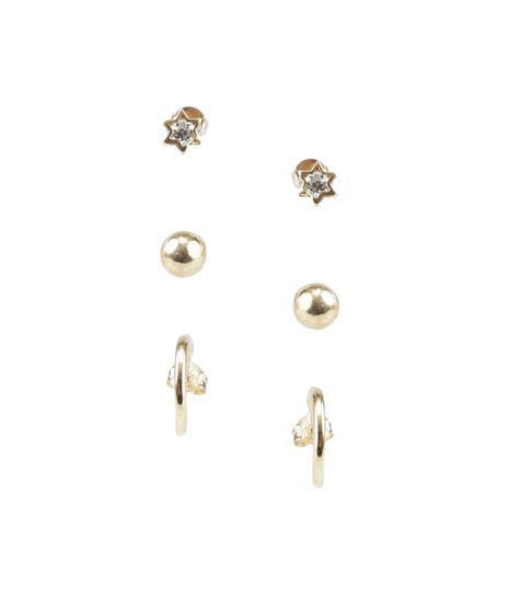 Kit-de-3-Pares-de-Brincos-Dourado-8220657-Dourado_1