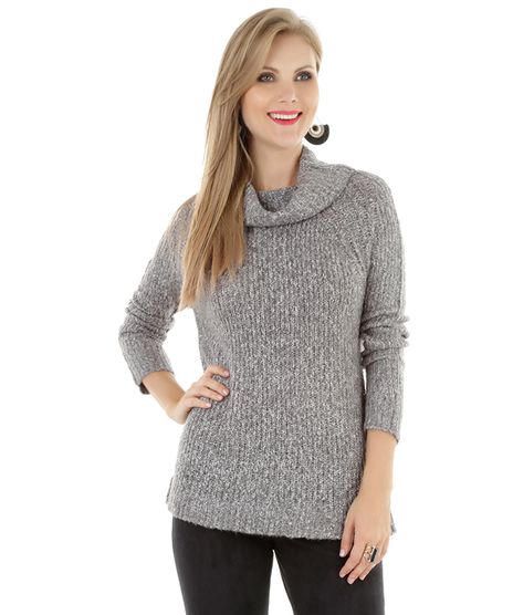 Blusa-em-Trico-com-Gola-Alta-Cinza-Mescla-8169049-Cinza_Mescla_1