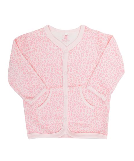 Cardigan-Animal-Print-em-Plush-de-Algodao---Sustentavel-Rosa-Claro-8185064-Rosa_Claro_1