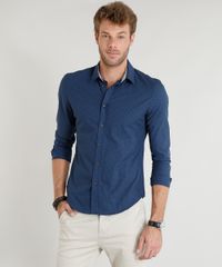 Camisa-Masculina-Slim-Estampada-Mini-Print-de-Poas-Manga-Longa-Azul-Marinho-9253848-Azul_Marinho_1