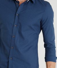 Camisa-Masculina-Slim-Estampada-Mini-Print-de-Poas-Manga-Longa-Azul-Marinho-9253848-Azul_Marinho_4