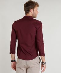 Camisa-Masculina-Slim-Manga-Longa-Vinho-9251573-Vinho_2