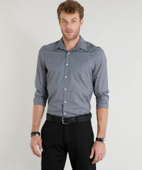 Camisa-Masculina-Comfort-Manga-Longa-Chumbo-9246942-Chumbo_1