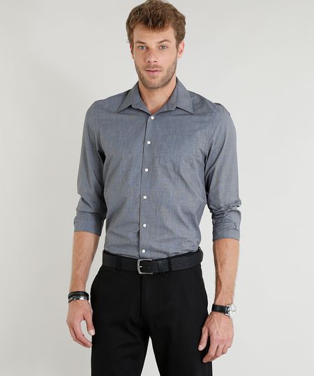 Camisa-Masculina-Comfort-Manga-Longa-Chumbo-9246942-Chumbo_1 Camisa-Masculina-Comfort-Manga-Longa-Chumbo-9246942-Chumbo_1