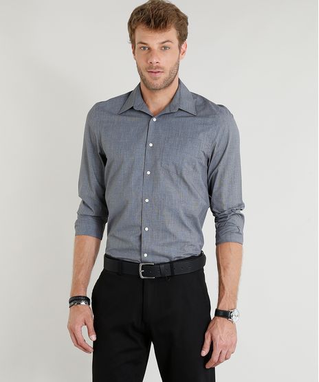 Camisa-Masculina-Comfort-Manga-Longa-Chumbo-9246942-Chumbo_1