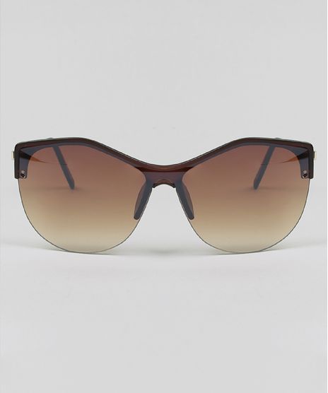 Oculos-de-Sol-Gatinho-Feminino-Oneself-Marrom-Escuro-9435382-Marrom_Escuro_1