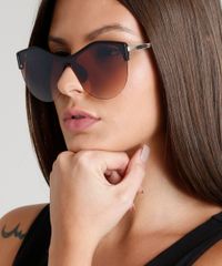 Oculos-de-Sol-Gatinho-Feminino-Oneself-Marrom-Escuro-9435382-Marrom_Escuro_2