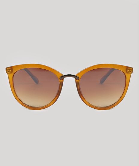 Oculos-de-Sol-Gatinho-Feminino-Oneself-Marrom-Claro-9435448-Marrom_Claro_1
