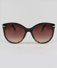 Oculos-de-Sol-Gatinho-Feminino-Oneself-Marrom-Escuro-9430436-Marrom_Escuro_1